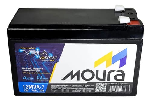 Batería Moura Estacionaria 12MVA-7 12V 7Ah